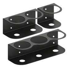 Metal Wall-Mounted Paint Spray Bottle Rack, Single/Double/Triple Hole Design, Easy Installation Storage Shelf For Garage And Home