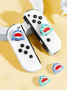 4 nắp đậy ngón tay cái tương thích với Switch / Switch OLED / Switch Lite, nắp đậy cần điều khiển bằng silicon tương thích với bộ điều khiển Switch, phụ kiện tay cầm chơi game - Nhiều màu - Xem 12