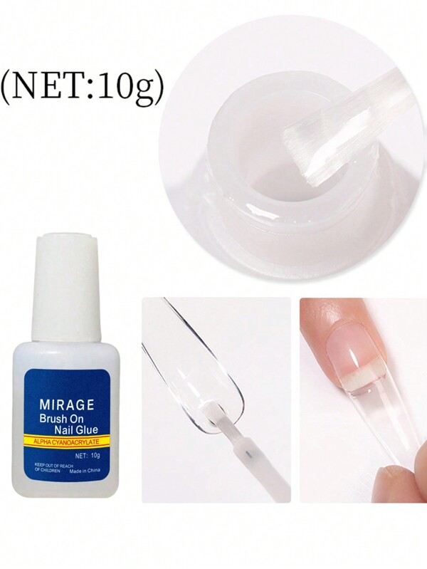 قطعة واحدة من غراء فائق متعدد الأحجام لفن الأظافر، واستخدام صالون الأظافر، لاصق قوي وسريع الجفاف، يدوم طويلاً، مناسب لربط ملصقات الأظافر وأحجار الراين، متوفر 2 جرام/3 جرام/7 جرام/10 جرام/20 جرام