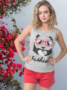 Women Pajama Sets - 彩色 - 查看 1