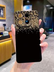 1 件渐变豹纹防震保护手机壳，适用于 Apple//Galaxy/Infinix/Redmi/OPPO/VIVO/Realme - 黑色 - 查看 4