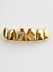 1 套水晶数字“7”牙齿装饰首饰、派对夜总会配饰、情人节礼物 - 彩色 - 查看 7