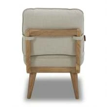 Better Homes & Gardens Springwood Slipper Chair, Light Honey
