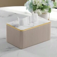 Tissue Box Cover, PU Leather Tissue Box Holder Rectangular Box Covers For Home/Office/Car Decoration, Tissue Box, Bedroom, Table, Paper Organizer, Tissue Box Cover Black, Napkin Holder Tissue, Paper Holder Storage, Towel Holders, Tissue Rolls,Tissue Box Holder,Napkin Holder,Festival Family Gathering,Kitchen Dining Table DecorFor Home Kitchen Bedroom Living Room Dining Room, Home Decoration Accessories, Decorative Box,Women Wedding Gift,Summer Travel Holiday Festival Must-Have