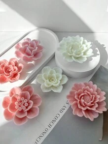 Versatile Silicone Daisy & Sunflower Flower Molds For DIY Resin Jewelry, Hair Clips, Shoe Accessories, Scented Candles, Party Decor, Weddings & Mother's Day - Reusable 3D Silicone Candle Molds For Crafting And Decoration