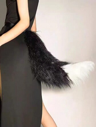 1pc Party Performance Popular Beast Tail Plush Cosplay Fox Tail Wolf Tail Props
