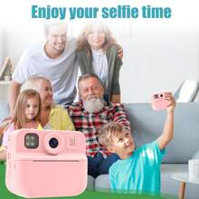 Instant Print Camera For Kids - Instant Print Photo - Christmas Birthday Gifts For Age 4 5 6 7 8 9 10 Girls Boys - Portable Toy- Pink.Back To School.Labour Day, Maypole, European Day, Mother's Day. - Multicolor - View 7