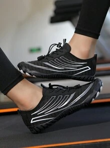 新款可调节系带水鞋 - 防滑，适合瑜伽、海滩、散步、冲浪和钓鱼 - 黑色 - 查看 8