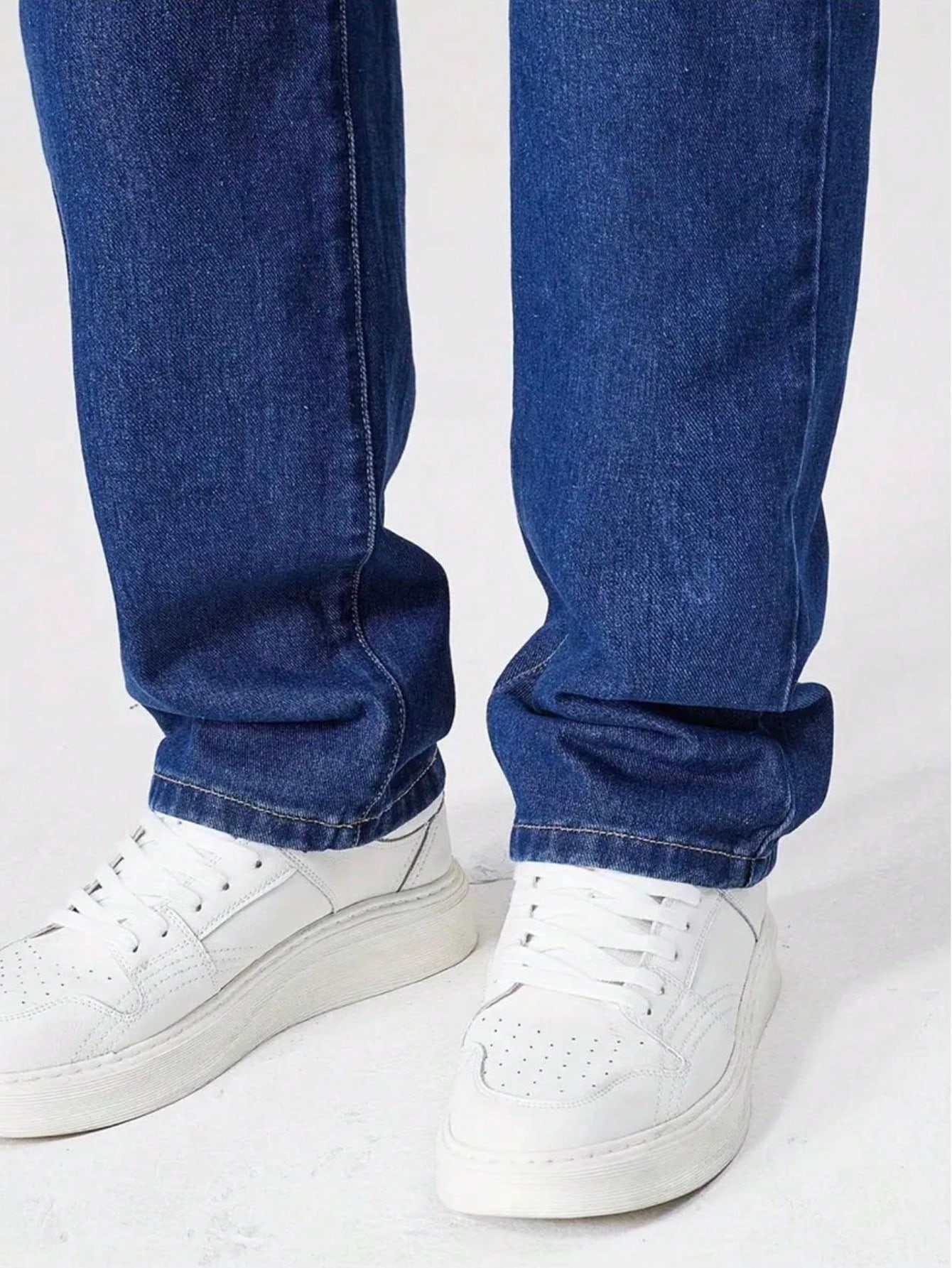 سروال كاجوال خارجي للرجال من الجينز الساتري