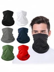 1 pièce Cache-cou multifonctionnel de gaine de cou extérieure de protection solaire, séchage rapide, respirant pour le cyclisme et les sports
