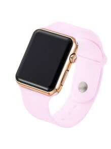 Set de 2 relojes digitales LED casuales y deportivos para parejas, gran regalo de vuelta a la escuela