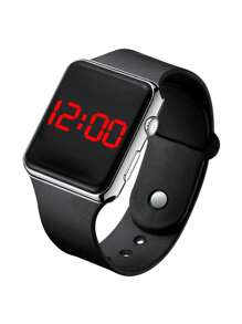 Set de 2 relojes digitales LED casuales y deportivos para parejas, gran regalo de vuelta a la escuela