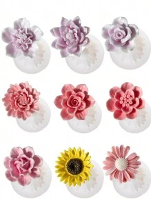 Versatile Silicone Daisy & Sunflower Flower Molds For DIY Resin Jewelry, Hair Clips, Shoe Accessories, Scented Candles, Party Decor, Weddings & Mother's Day - Reusable 3D Silicone Candle Molds For Crafting And Decoration