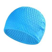 1PC Waterproof Silicone Swim Caps Women Men High Elastic Flexible Protect Ears Hair Swimming Pool Hat For Adults - Multicolor - View 11