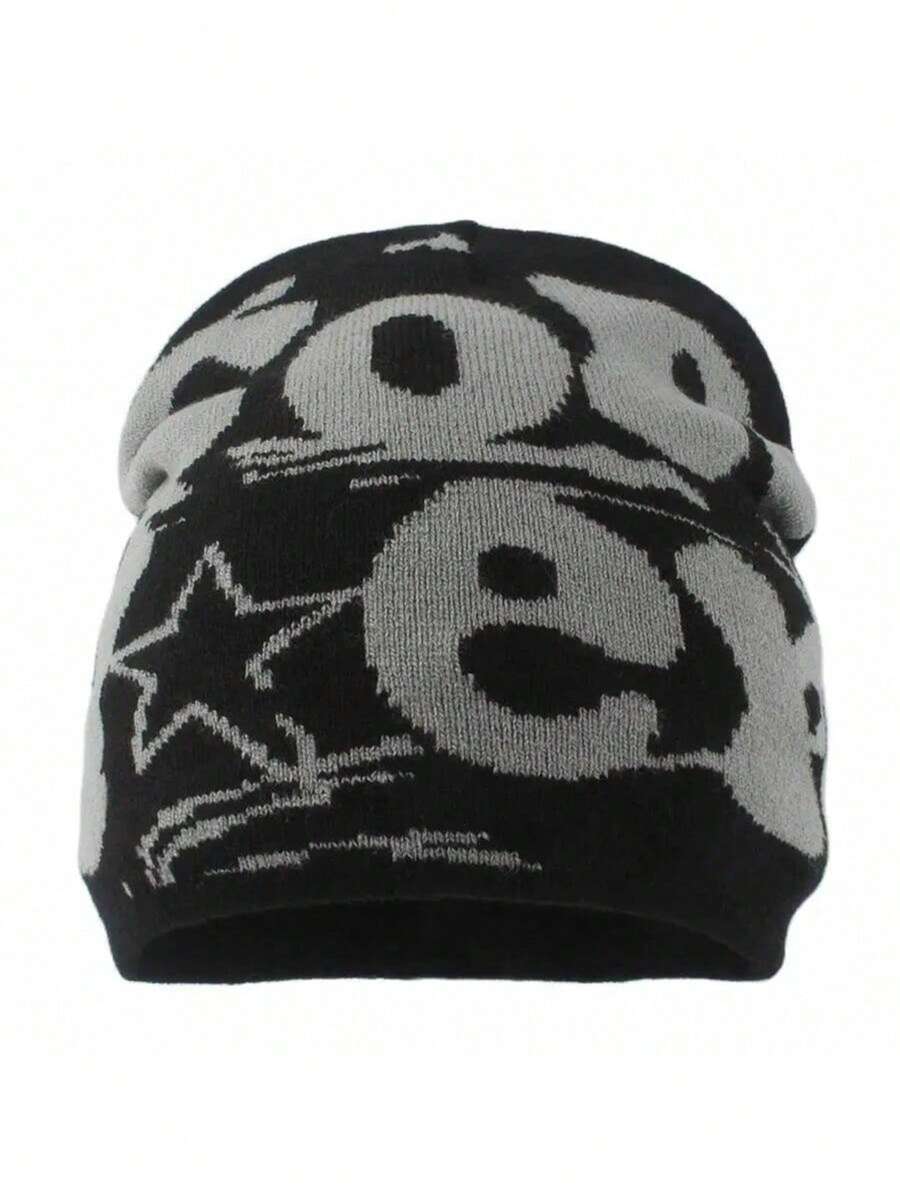 时尚休闲街头嘻哈帽冬季女式针织无檐便帽