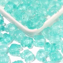 1-50 件/包彩色多色玻璃珠卡通动物形状散珠，可爱猫蟹熊章鱼形状，适合 DIY 珠宝制作，珠宝配件