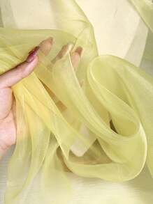 1 Stück seidig weiches Tüll-Organza Gewebe, hohe Dichte, DIY Tüll Rock, Kleid, Hochzeitsdekoration