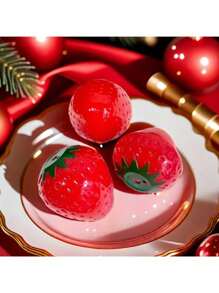24 Strawberry Lip Balm Moisturizing Lips - 5 PIECES - View 8