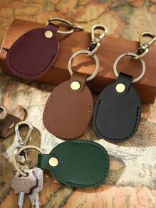 Vintage Leather Tracker Protective Case, Compatible With Airtag Tracking Locator Protector - Multicolor - View 12