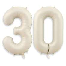 2 件/套 32 英寸/40 英寸数字铝箔气球，适合 18/30 岁派对装饰