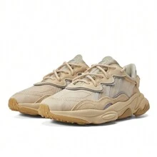 Adidas Originals 2025 男女通用 Ozweego 休闲低帮运动鞋 EE6462 - 卡其色 - 查看 1
