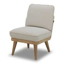 Better Homes & Gardens Springwood Slipper Chair, Light Honey