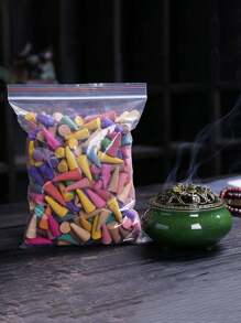 120/180pcs Pagoda Incense Backflow Incense Thai Cone Incense Pagoda Incense Incense Incense Hygienic Incense Deodorizing Agarwood Bulk Incense Grain Sandalwood Home Festival Decoration Rama Gifts Birthday Graduation