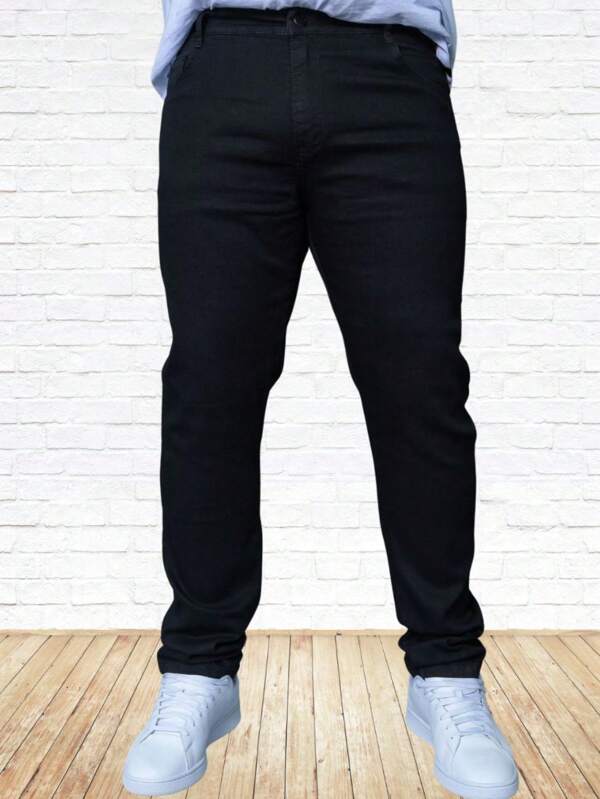 Calça Jeans Plus Size Masculina Várias Cores Caimento Perfeito Bolsos Funcionais Tecido Premium