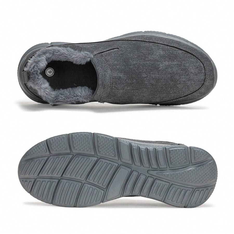 Frank Mully Men's Slip On Walking Shoes Lightweight Casual Knit Loafer Sneakers Comfortable Mesh Work Shoes Athletic Walking Shoes For Men Breathable - 淺灰色 - 查看 1