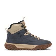 Timberland 2024 男士 MID LACE HKR BOOT 户外休闲高帮鞋 A6CWN-EP2 - 藍色 - 查看 2