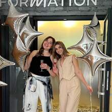 Silver Star Shaped Balloon, 10 Inch 24 Inch Silver Quadrilateral Balloon, Gold Foil Balloon, Silver Mylar Balloon, Star Shaped Foil Balloon For New Year, Birthday, Wedding, Valentine's Day Party Decorations