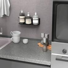 Metal Wall-Mounted Paint Spray Bottle Rack, Single/Double/Triple Hole Design, Easy Installation Storage Shelf For Garage And Home