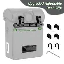 GAVTON GAVTON Electric Bike Panniers Waterproof Bike Rear Rack Bag 13L Capacity For Ebike Rear Seat Bicycle Panniers For Cycling Traveling Commuting