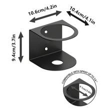 Metal Wall-Mounted Paint Spray Bottle Rack, Single/Double/Triple Hole Design, Easy Installation Storage Shelf For Garage And Home