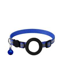 Collar para gato con soporte para AirTag, portador de campanilla - Collar para gato de longitud ajustable con soporte para AirTag de Apple - Soporte para AirTag para collar de gato - Multicolor - Ver 6