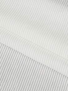 1pc Vintage Thick Corduroy Shirt, Solid Color Cotton Padded Jacket Fabric For Autumn/Winter