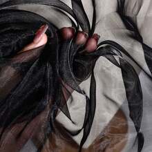 1 Stück seidig weiches Tüll-Organza Gewebe, hohe Dichte, DIY Tüll Rock, Kleid, Hochzeitsdekoration