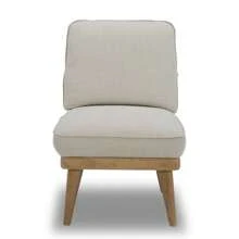 Better Homes & Gardens Springwood Slipper Chair, Light Honey