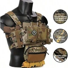 EMERSONGEAR Tactical Micro Vest, MK3 Modular Micro Fight Chest Rig