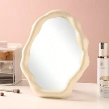1 件不对称云形折叠化妆镜，可立式或悬挂式，适用于公主、学生、浴室、Ins 风格 - 彩色 - 查看 8