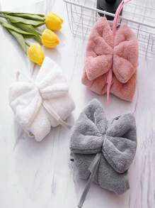Butterfly Decor Absorbent Hand Towel, Hanging Towel, Super Absorbent Hand Towel For Kitchen, Bathroom, Home Use, Cute Towel, High Density Soft Absorbent Autumn Decor, Holiday Home Bathroom Decor Back To School Season Dishcloth Kitchen Towel - Multicolor - View 5
