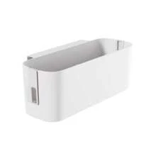 1 Pieza Organizador tipo cesta para cabecera, cesta de almacenamiento lateral para cuna de bebé, estantería colgante, contenedor de almacenamiento para escritorio