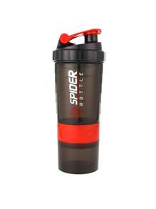 1 件运动水壶，3 层摇摇杯，适用于低温蛋白粉，适合健身、户外旅行和礼物 - 彩色 - 查看 10