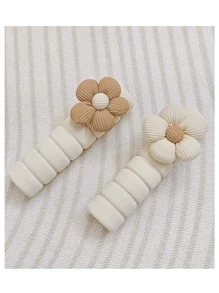 Floral Door Handle Bumper Cover, Soft Warm Protective Sleeve, Universal Anti-Static Door Lock Cover, Fabric Door Handle Protector, Noise Insulation, Anti-Collision, Reusable For Home, Office, School, Travel, Bags, Organizers, Storage