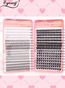 648PCS C Curl Individual Lash Clusters Multi-Type Natural Look Styles Lash Clusters Bottom Lashes, Light Volume, 40D Clusters Wispy&Ultra Soft&Super Light Reusable Individual Segmented False Eyelashes Eyelash Extension Kit For Beginner Use At Home Or On-The-Go For Daily Life&Wedding&Dating&Party&Music Festival&Halloween - C - View 8