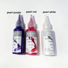 Peinture acrylique en métal, pigment de résine 60ml, crochet en plâtre de couleur or, argent, cuivre. Pâte pour la création de bijoux fait main, DIY, coloration. Retour à l'école