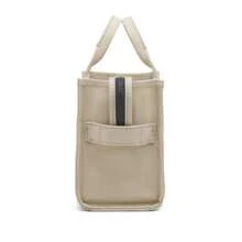 Marc Jacobs - Women Small Tote Bag Handbag Shoulder Bag Crossbody Tote Bag Square Bag Shopping Bag Embroidered Canvas Bag Mini Cute Adjustable Shoulder Strap Bag Gift For Women Daily Use M0016493-260 Christmas Gift Bolsas Bolsos - 米色 - 查看 2