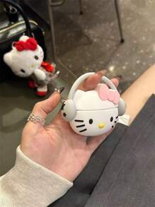 Sanrio Nova Capa de Fone de Ouvido Gato Filhote Compatível Com AirPods 4, AirPods Pro 1/2/3 Capa de Fone de Ouvido Bluetooth