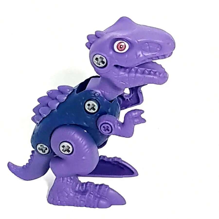 Dinosaur Planet Toy Build Your Own Incredible Purple Dino - Red Violet - View 1