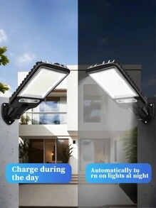 1/2/4/6/8 PCS Solar Wall Light, Outdoor Super Bright 60LED Solar Motion Sensor Wall Light, 3 Lighting Modes, Solar Panel Powered Garden Security Street Garden Light